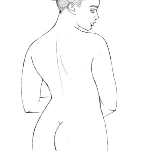 0212 – Nu de dos au chignon