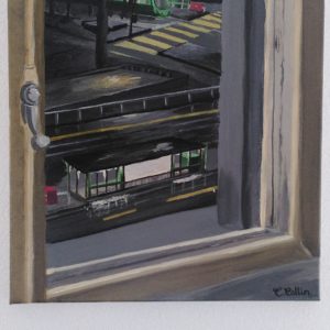 Vue depuis une fenêtre Klybeckstrasse / Basel