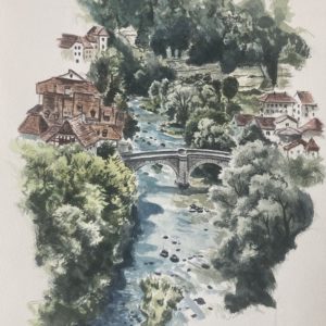 Le Pont de Saint-Jean, Fribourg.