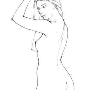 243 – Femme nue de profil