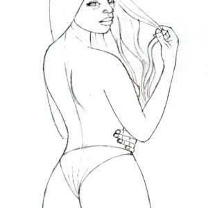 319 – Femme trois-quart dos