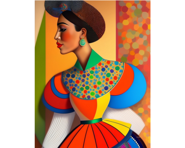 Femme Espagnol 70 x 100 cm