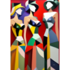 Les Demoiselles 70 x 100 cm