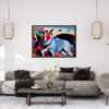 course de taureau 100 x 70 cm (2)