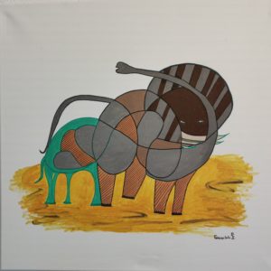 Elephante et son petit